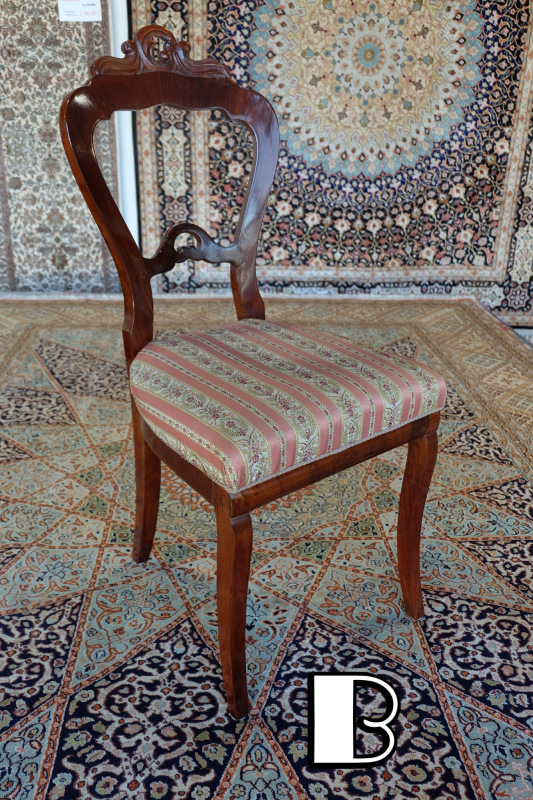 1820-1845 Biedermeier stoličky A B prečalúnené 7