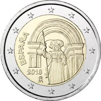 2018 2 Euro Španielsko - Santiago de Compostela