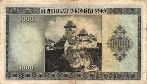 1945 1000 kčs séria BG