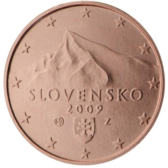 2009 1 cent Slovensko UNC