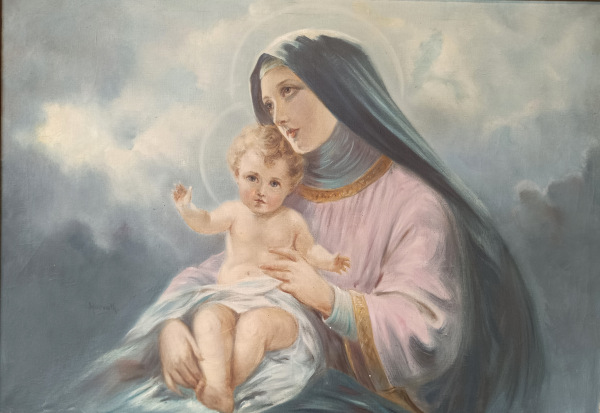 Velký obraz Horváth Budapesť Panna Mária