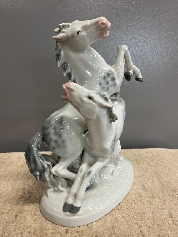 Žrebci Grošáci porcelán Wallendorf Veľké 2