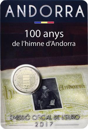 Andorra 2 euro 2017 Hymna