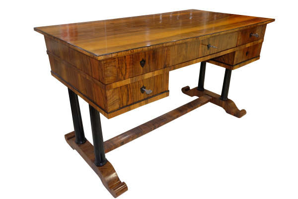 Art deco písací stôl z dreva