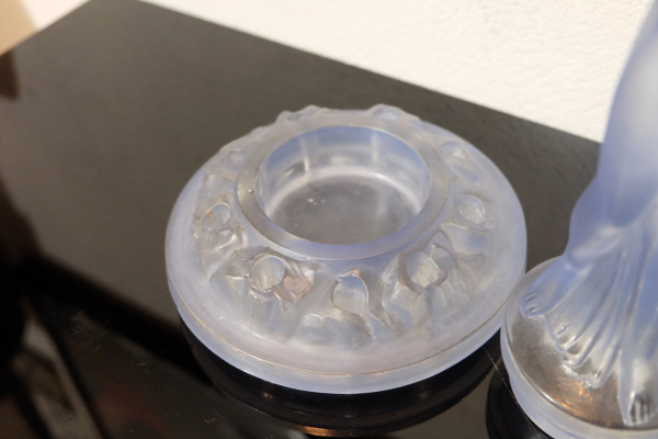 1925 Sklenená socha"Dívka se džbánem" z kolekcie skla INGRID KOMPLET! 3