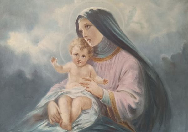 Velký obraz Horváth Budapesť Panna Mária 2