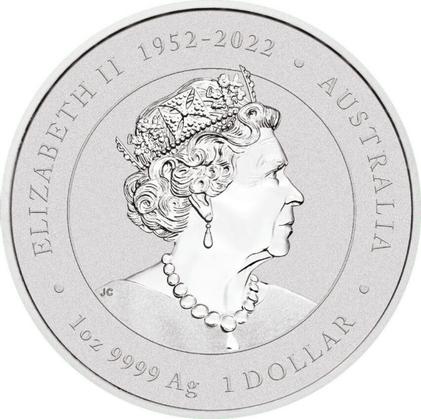 2024 Dollar Austrália BU1 Oz Ag, Lunar III. – Year of the Dragon 1