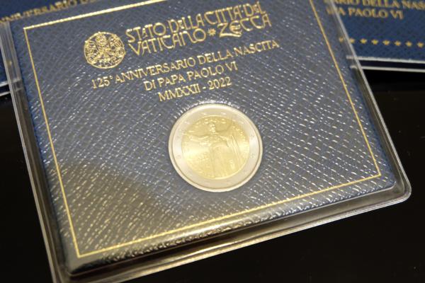 Vatikán 2 euro 2022 Pápež Pavol VI.