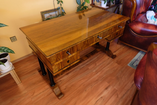Art deco písací stôl z dreva 4