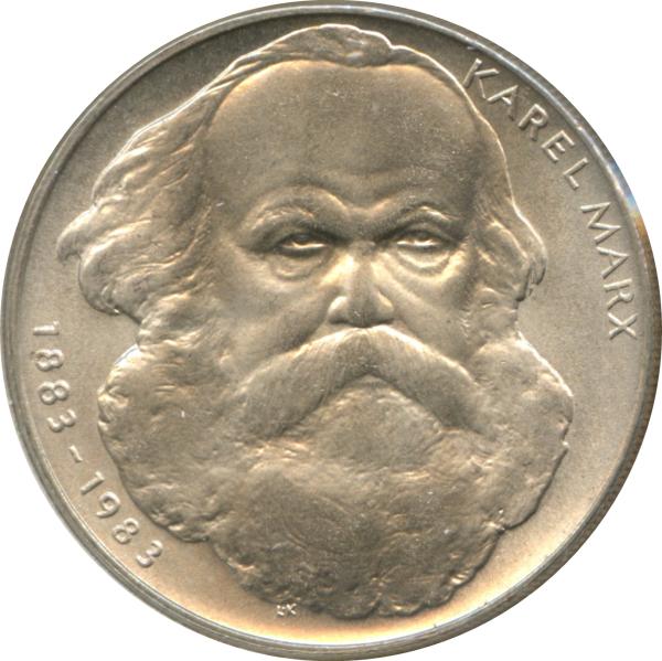 1983 100kčs - Karel Marx