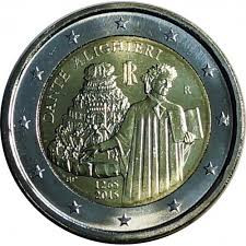 2015 2 EURO Taliansko - Dante Alighiery