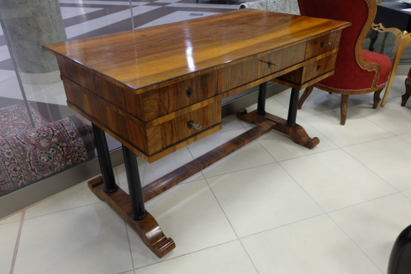 Art deco písací stôl z dreva 2