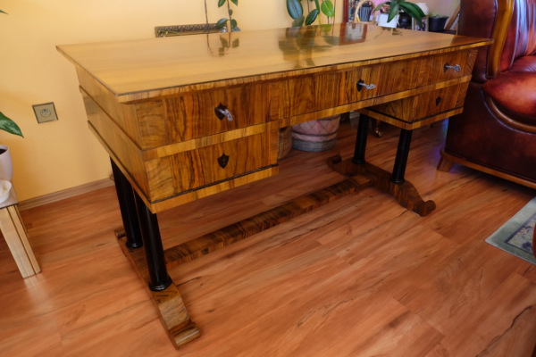 Art deco písací stôl z dreva 5