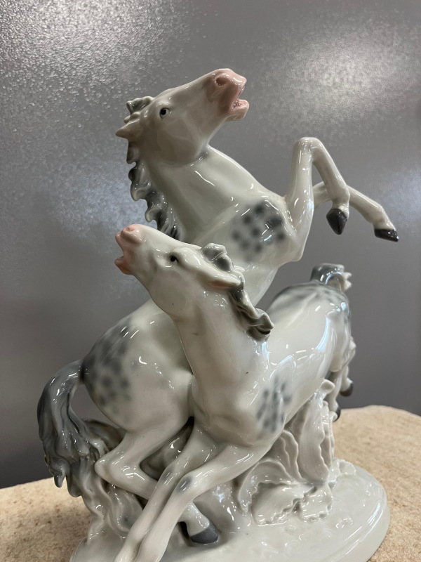Žrebci Grošáci porcelán Wallendorf Veľké 1