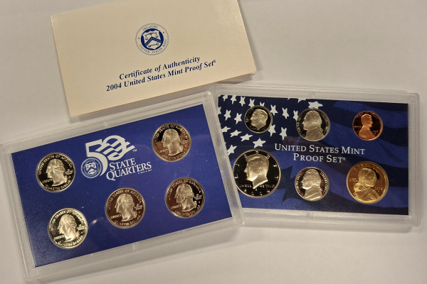 2004 Set mincí USA PROOF UNC