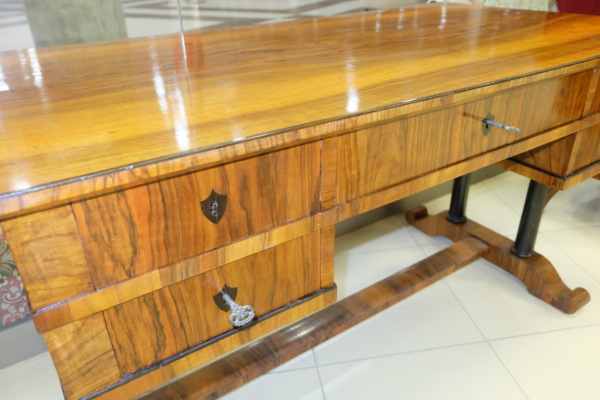 Art deco písací stôl z dreva 3