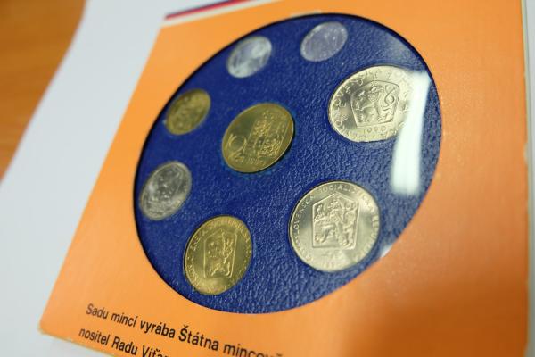 Sada obehových mincí 1990 Československo