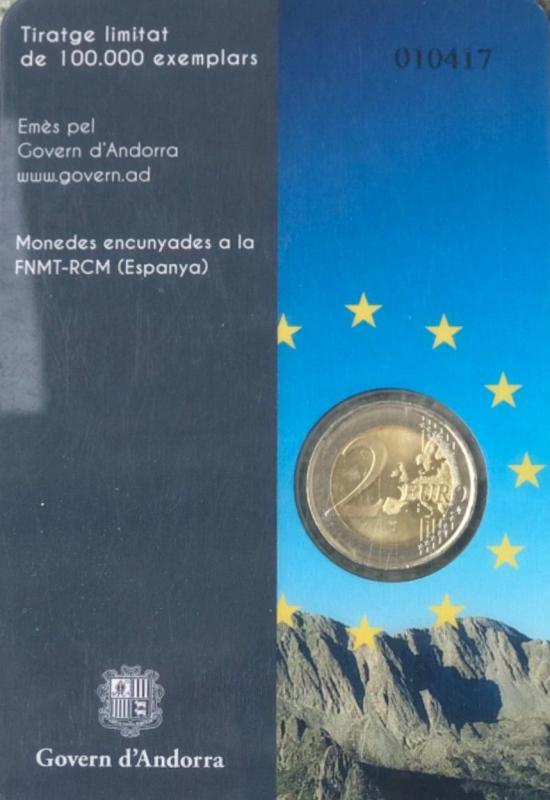 2014 Andorra 2 euro rada Európskej únie