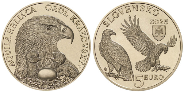 2025 Autorská karta 5€- Orol kráľovský