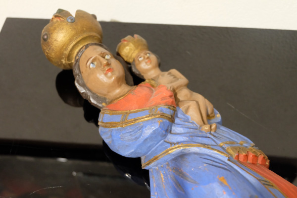 Drevená socha Madonny 18/19. storočie 1