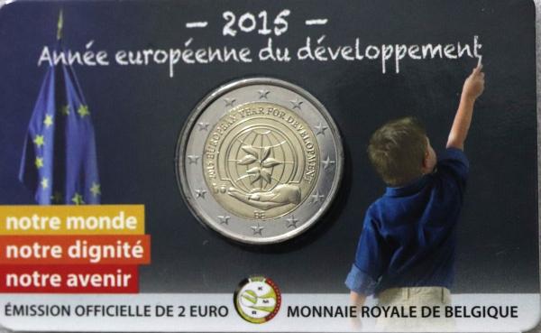 2015 Belgicko 2 eurá Európsky rok rozvoja