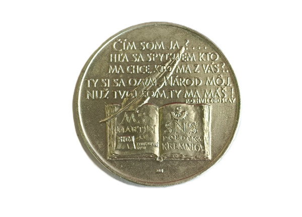 1981 medaila Pavol Országh Hviezdoslav SNS Kremnica 1