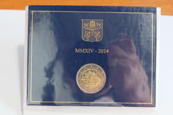 2014 Vatikán 2 euro Berlínsky múr