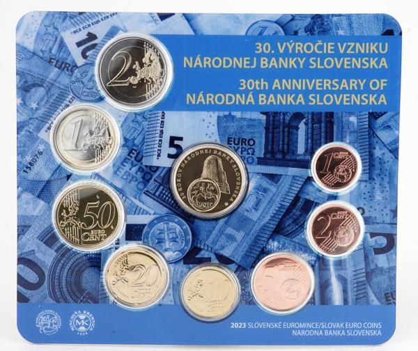 Súbor mincí SR 2023 - 30.výročie vzniku Národnej banky Slovenska