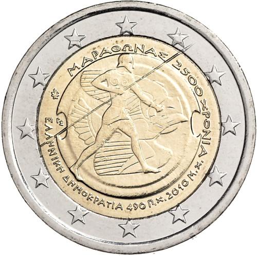 2010 2 Euro Grécko - 2500. výročie bitky pri Maratóne
