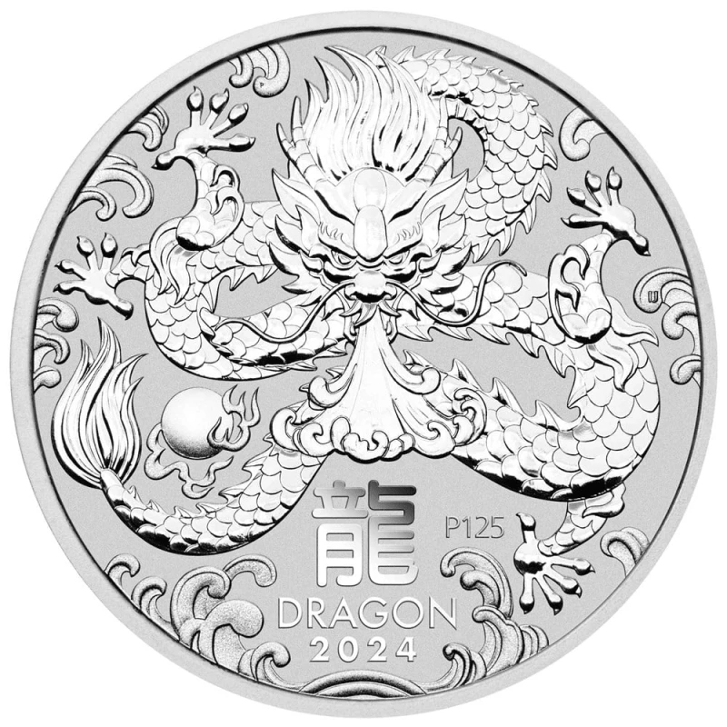 2024 BU 2 Oz Ag Lunar III. - Year of the Dragon
