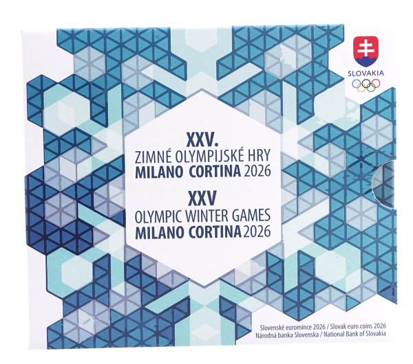 2026 Súbor mincí SR (2026) - XXV. ZOH Milano - Cortina d'Ampezzo 3
