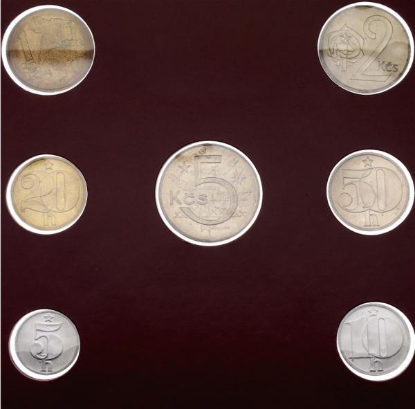 1966 - 1980 Sada mincí Československo  UNC