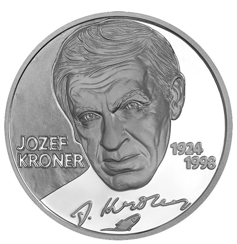 2024 Strieborná minca 10€ Jozef Kroner – 100. výročie narodenia