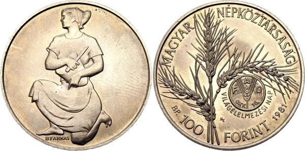 1981 100 Forint Maďarsko
