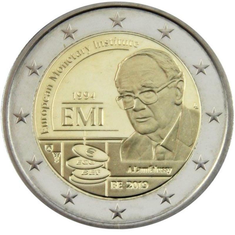 Belgicko 2 euro 2019 Európsky menový inštitút Coin card