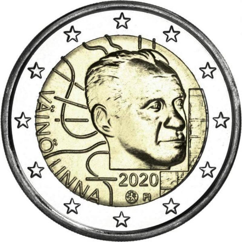 2020 Fínsko 2 eurá Väinö Linna