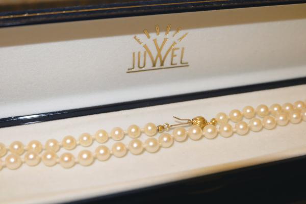 Perlový zlatý náhrdelník 18k