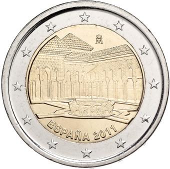 2011 2 EURO Španielsko - Leví dvor v Granade