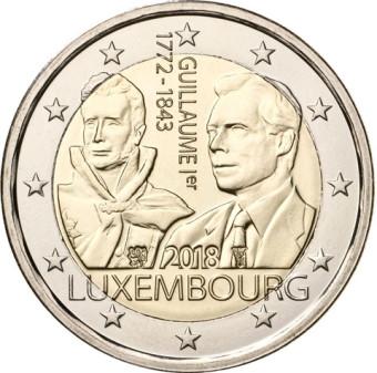 2018 2 EURO Luxembursko - Guillaume I.