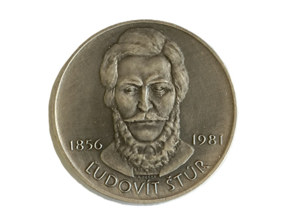1981 medaila Ľudovít Štúr SNS Kremnica