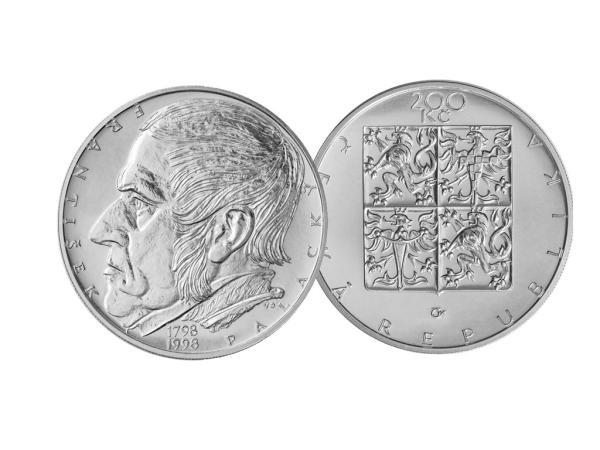 Pamätná strieborná minca 1998. 200. výročie narodenia Františka Palackého 200 Kč