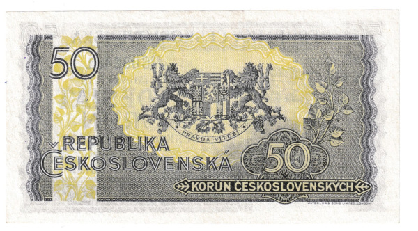 1945 50 kčs Štefánik séria Mc Stav N 1