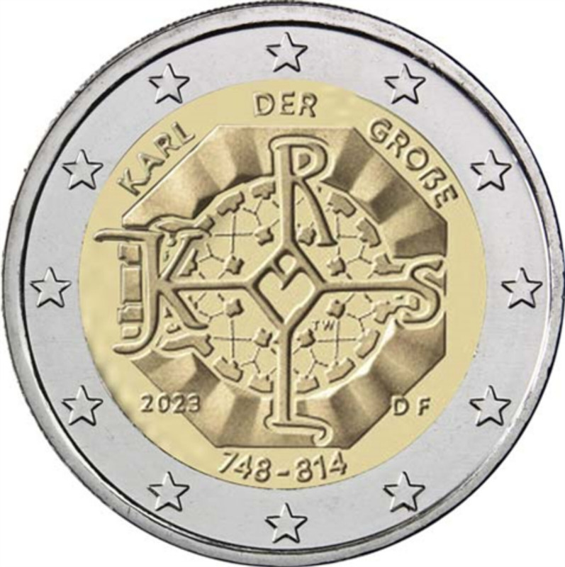 2023 2 EURO Nemecko - Karol Veľký F