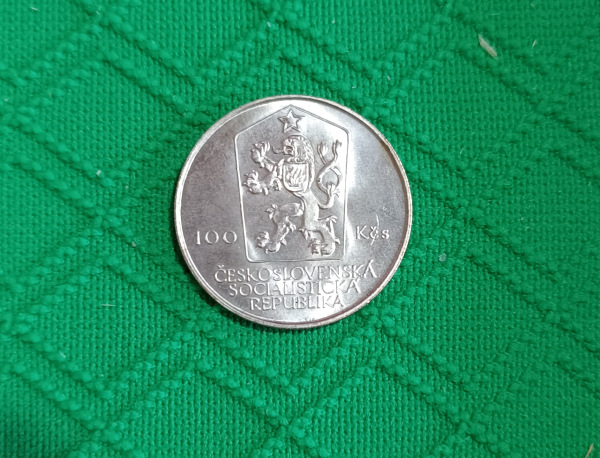 1984 100 Kčs- Antonín Zápotocký - 100. výročie narodenia 1