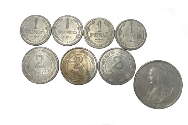 Velký set mincí Maďarska 1941 až 1944 ZBERATEĽSKé STAVY!!!