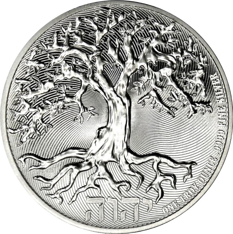 2022 2 Dollars Niue BU 1 Oz Ag Tree of Life