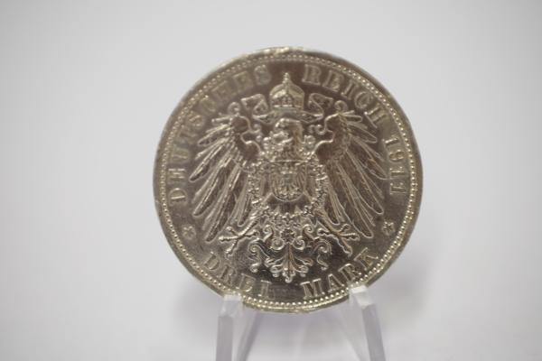 Prusko 3 Marka 1911 A Wilhelm II