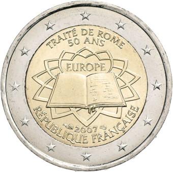 2007 2 Euro Francúzsko - 50 rokov Rímskej zmluvy
