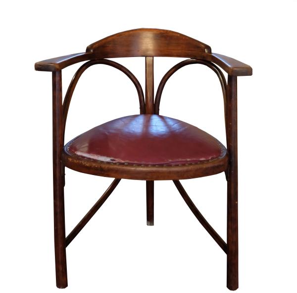 Trojnohé secesné kreslo Thonet no.81