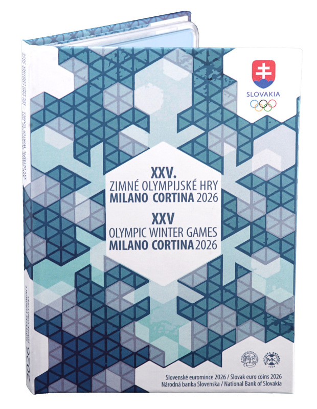 2026 Súbor mincí SR (2026) proof like v plexi obale - XXV. ZOH Milano - Cortina d'Ampezzo